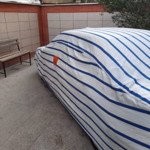 چادر ماشین برزنتی نخی ضخیم مقاوم به آفتاب مخصوص آریو ( زوتی z300 )